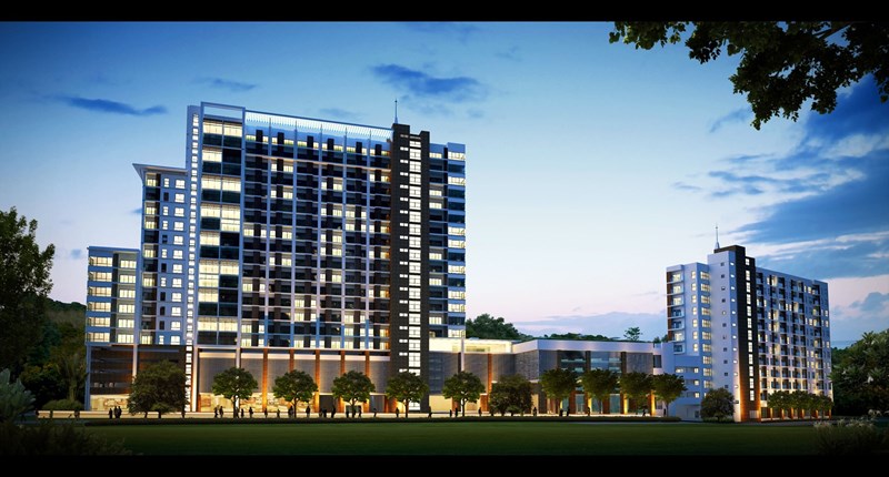 Moderni kaksio, kukkulan laella - Condominium -  - 